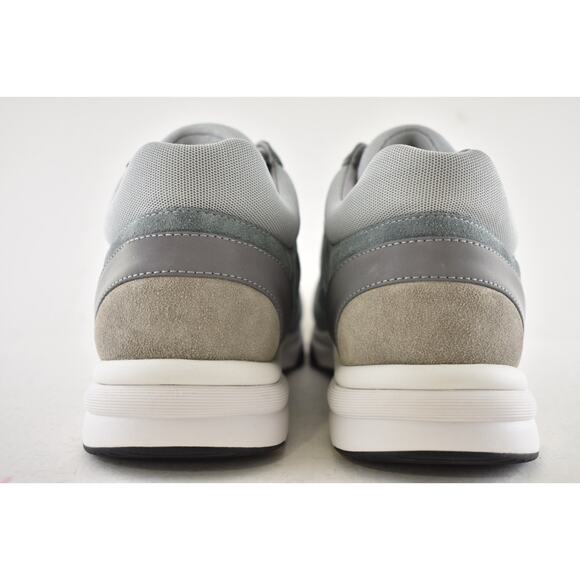 Chanel 20S Mens Grey Blue Silver White CC Logo Low Top Trainer Sneaker 44 11 - Picture 11 of 12